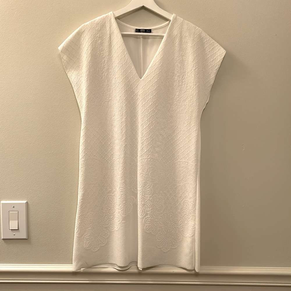 White dress from Zara